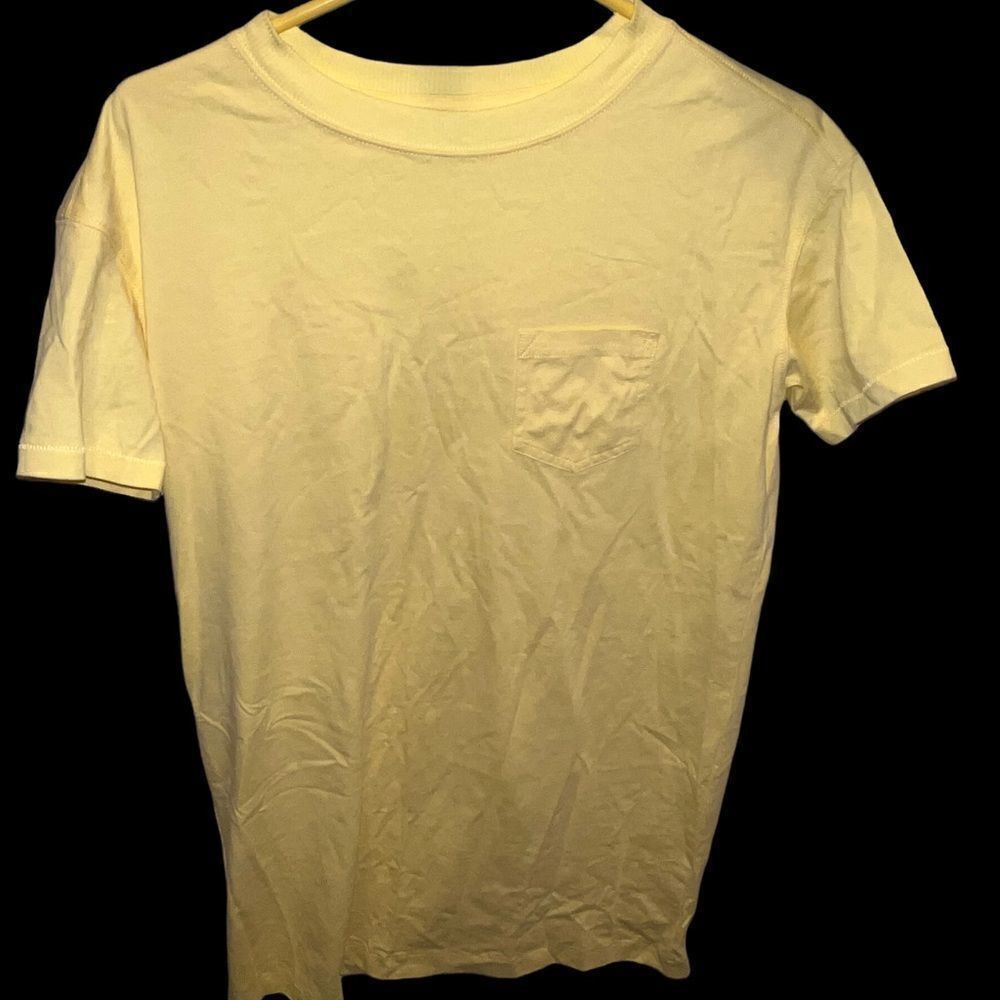 ‎Old Navy yellow short sleeved crew neck t-shirt dress XS